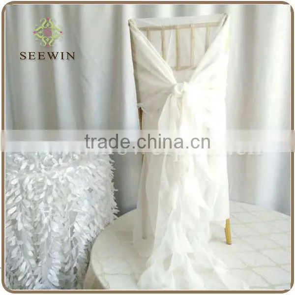 hanging chair cover,sashes chair cover wedding
