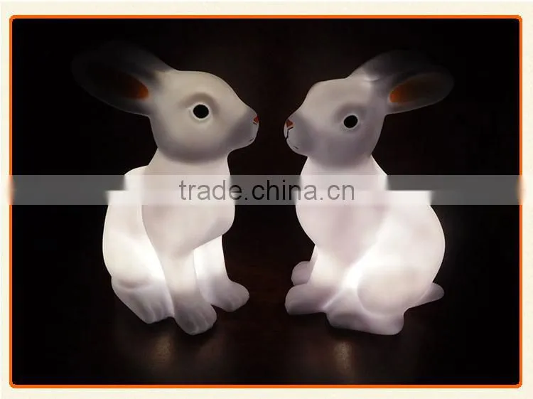 rabbit light happy led night nursery baby light lamp