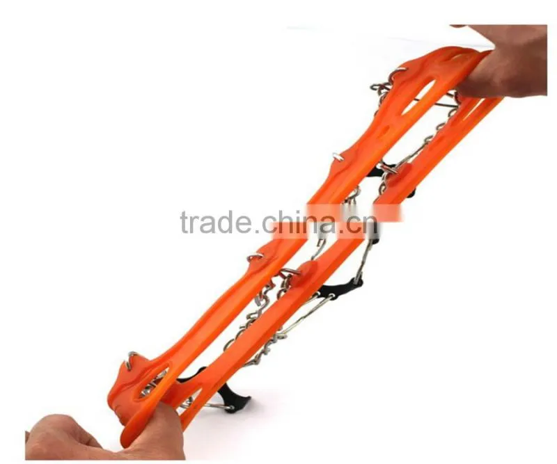 Factory price snow silicon shoe grips ,Winter safety silicone shoes, Anti slip shoe grips for ice and snow