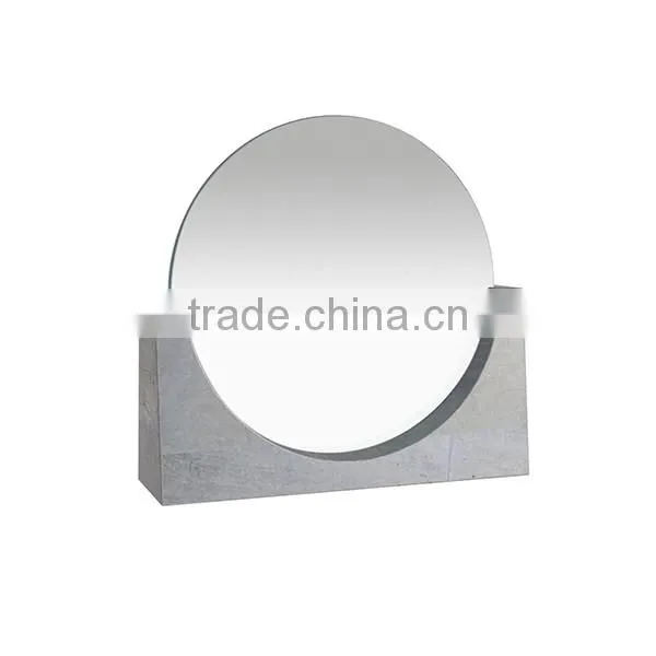 Wedding gifts desktop mirror / Homeware knock down concrete mirror