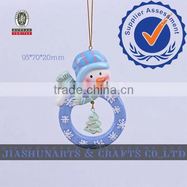 Christmas Sales Cute Snowman Ceramic Wall Hanging Decor