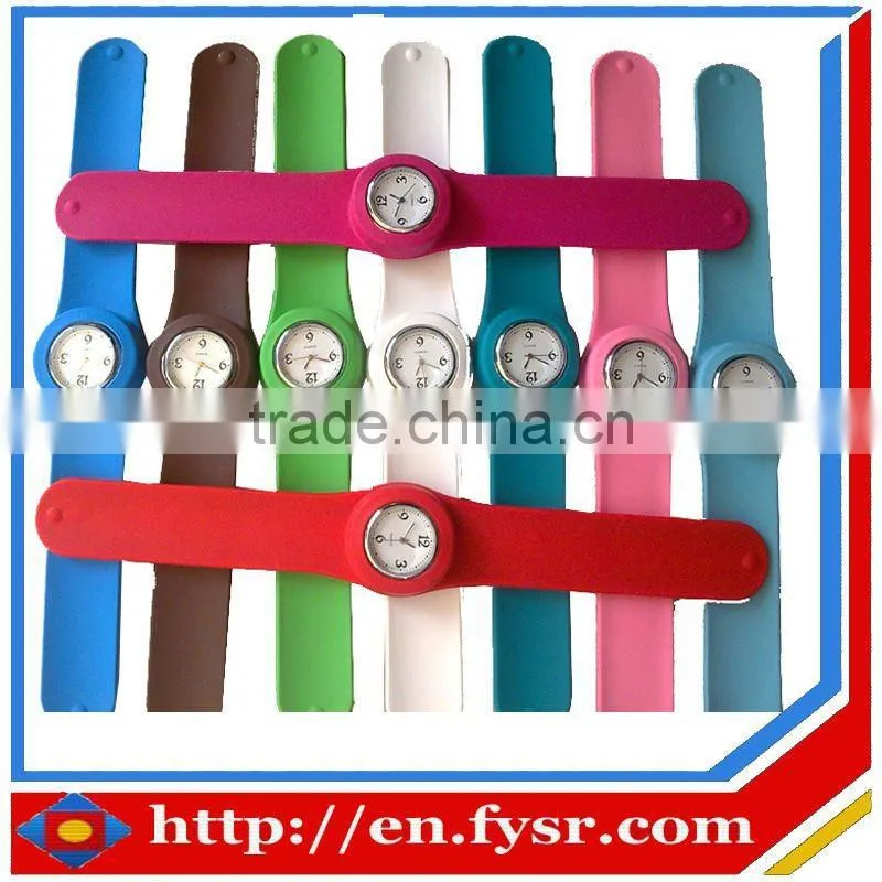 kids silicone slap watch , silicone slap wrist