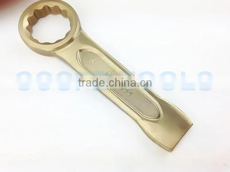 DIN7444 Ring Slogging Spanner 14~185mm Hammer Striking Box Wrench Alloy Hand Tools