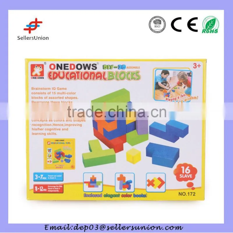 43pcs children plastic building blocks toys