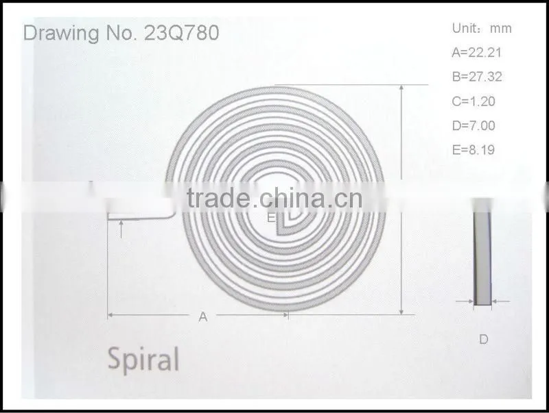 Thermal Bi-metal Spiral