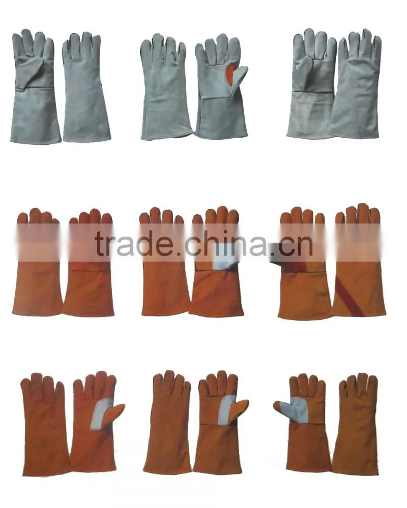 Reinforced Palm Welding Leather Gloves 14"/16"