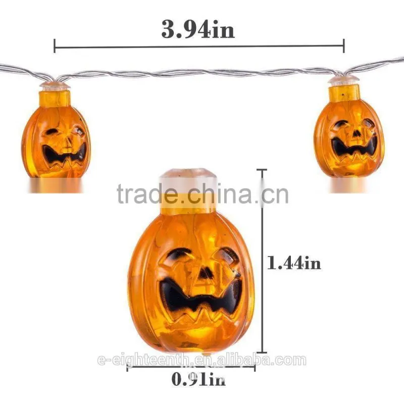 2016 new Christmas Festival Multi-Color Waterproof Hot Sale 4M 20 LED String Fairy Pumpkin Lights Lighting