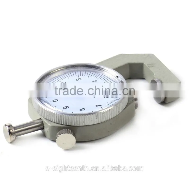 2017 Thickness 0-10 mm Round Dial Gauge Tester Measure Tool Craft Pocket For Jewelry Leather Metal Sheets Paper Thin Film Wire