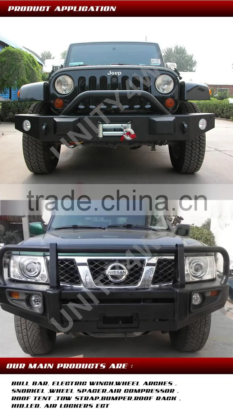4X4 accessories parts back bumper for Navara D40 (06-11)