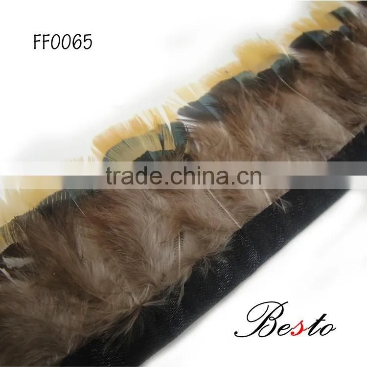 Cheap wholesale small MOQ handmade rooster feather promotional for decoration