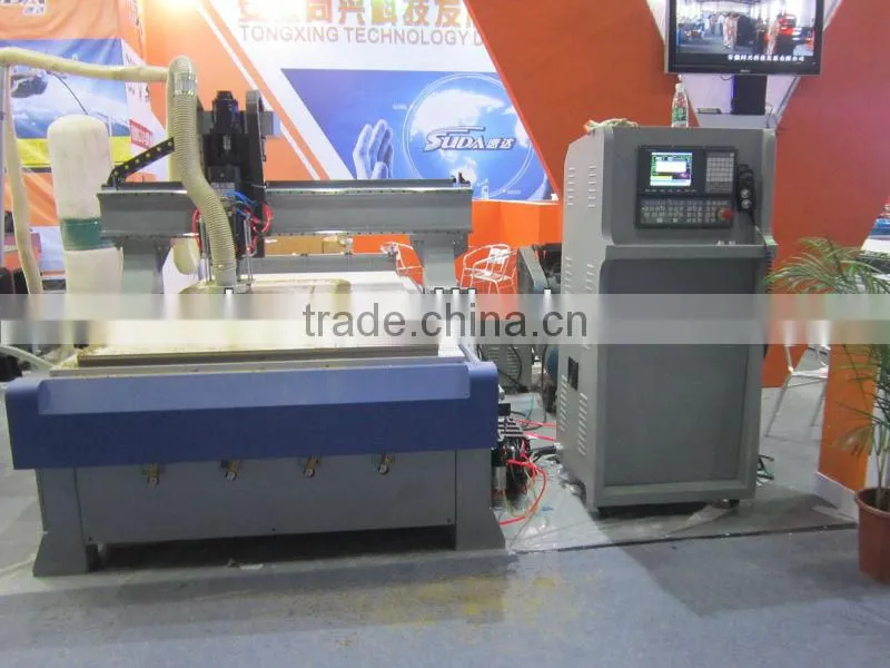 Anhui hefei SUDA woodworking cnc router with auto tools changer