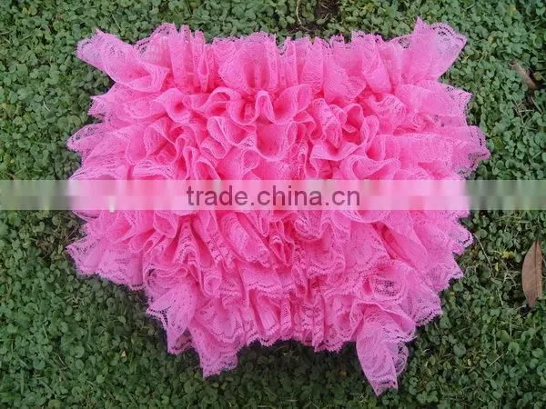 Newborn toddler ruffle infant shorts petti lace panties baby lace bloomer