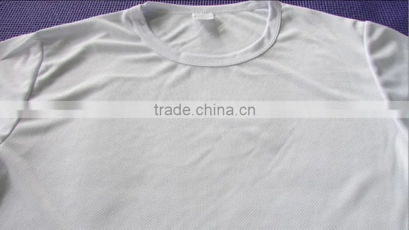 hot sale 100% polyester breathable high quality dry fit t-shirt custom wholesale