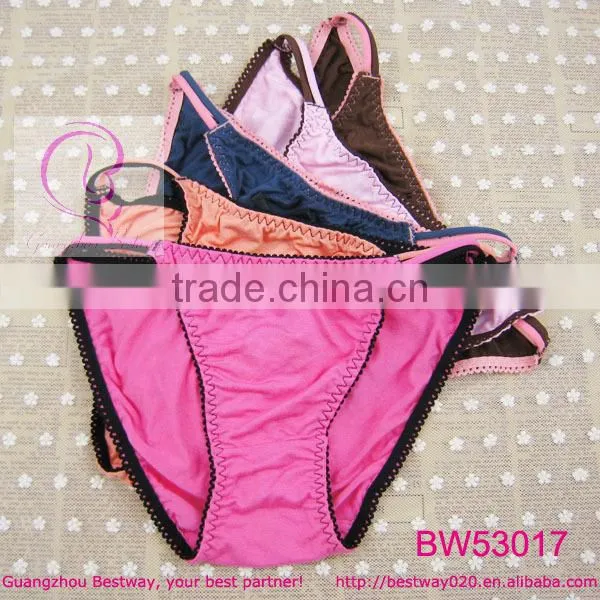 Womens hot sex images sex pink bikini with double string back hole in stock