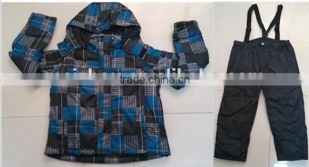 2015 ski snow jackets kids winter jacket (KS14080901)
