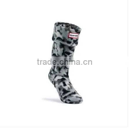 2016 new high quality winter windproof and waterproof fleece boot liners socks factory
