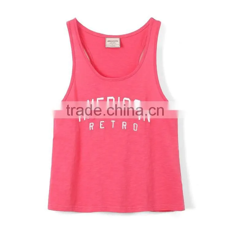 OEM wholesale cotton fitness women gym ladies crop top