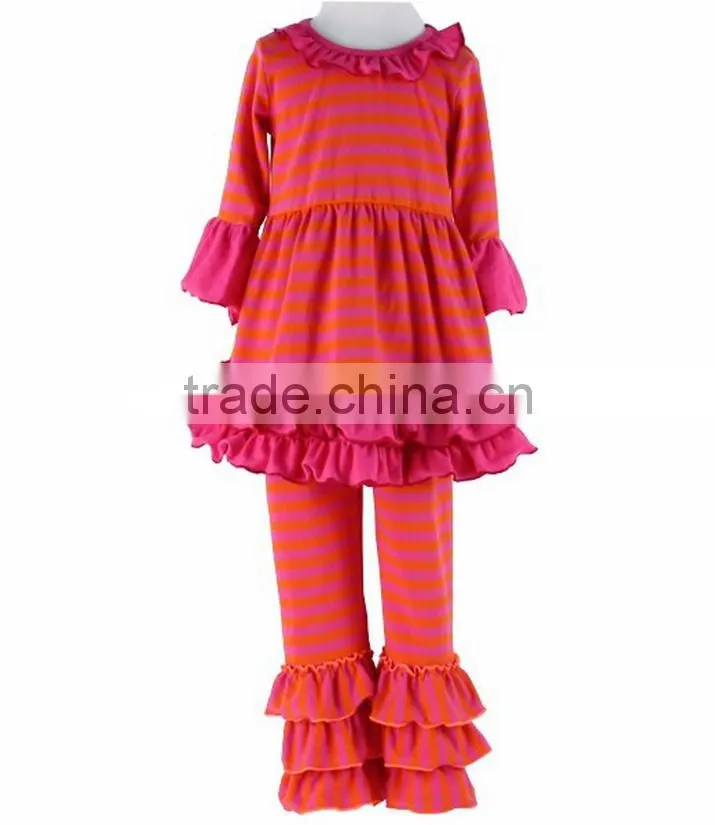 Giggle Moon Remake Outfits Kids Clothes Girls Clothes Tops & Striped Pants Girls Boutique Clothing Sets