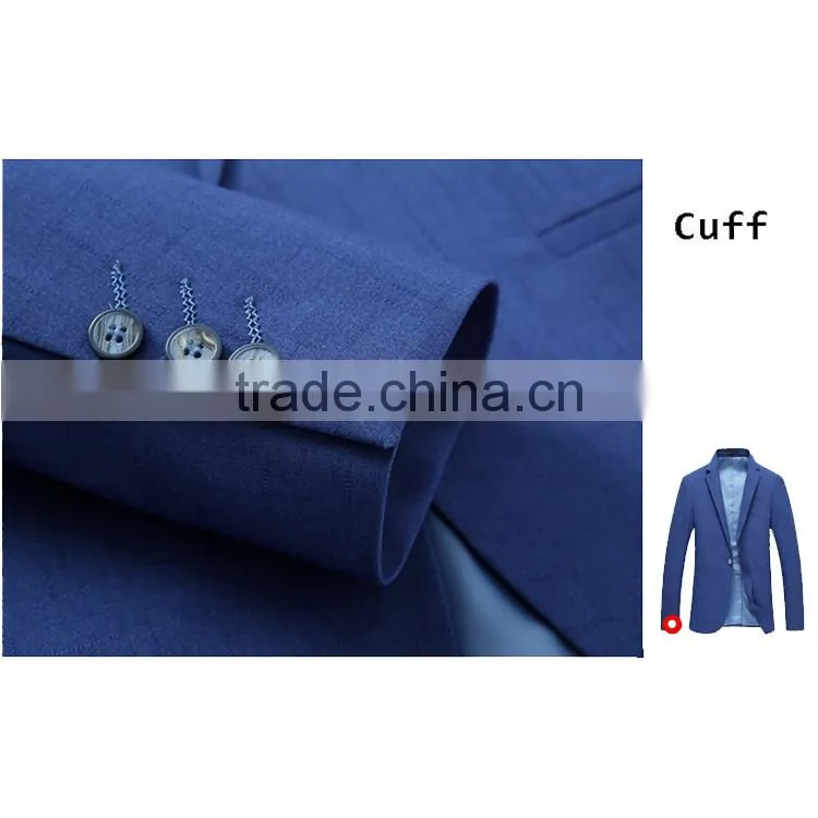 High Quality 1 Button Fashion Business Suit Jacket Blazer For Men