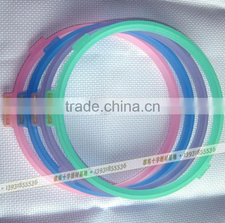 Crystal embroidered collar diameter 18cm cross stitch hoop for tool
