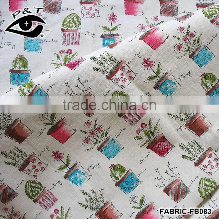 Linen Fabric Supplier Manufactur Printed 100% Linen Fabric For Dress Making