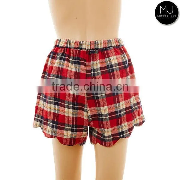 Wholesale Scallop Design Woman Pants And Trousers