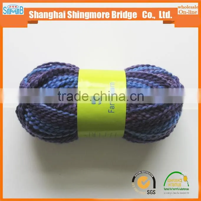China knitted yarn factory direct sale roving yarn for hand knitting in low price