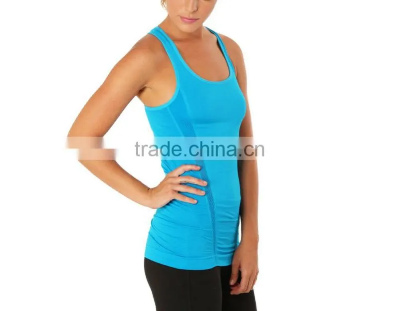 Custom Design Sexy Women Fitness singlets Yoga Sports Shirts
