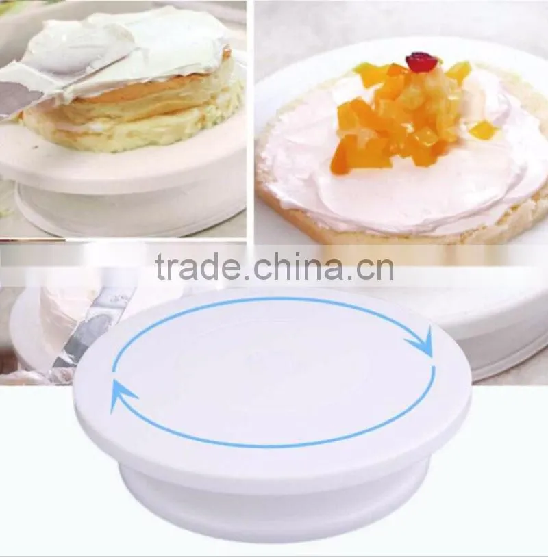 Rotating Cake Decorating turntable rotating stand/ Icing Turntable Display Table Stand cake turntable for wedding cake