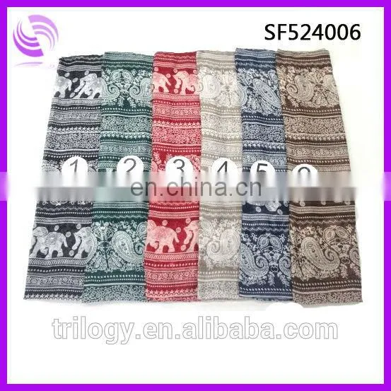 New Style Hot Sexy Latest Chiffon Scarf Designs Leopard Fashion Scarf Shawl