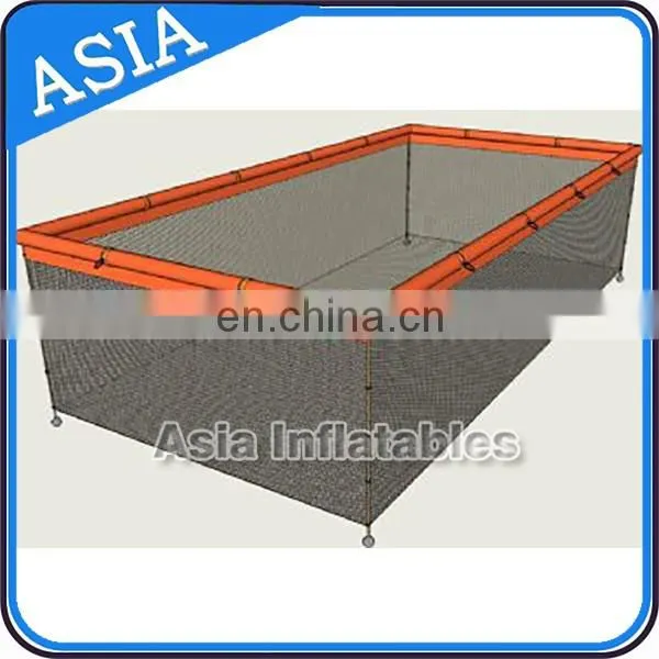 Square Floating Inflatable Boat Swimming Pool / Inflatable Swimming Pool