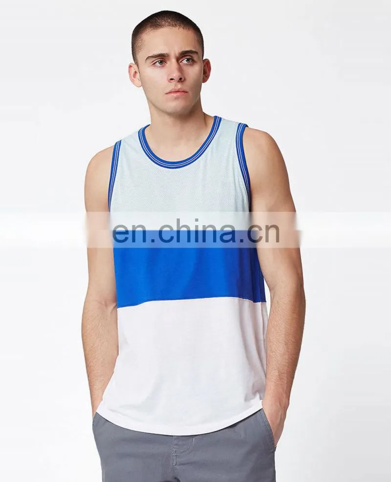 fashion muscle fitted custom cheap tank tops for men