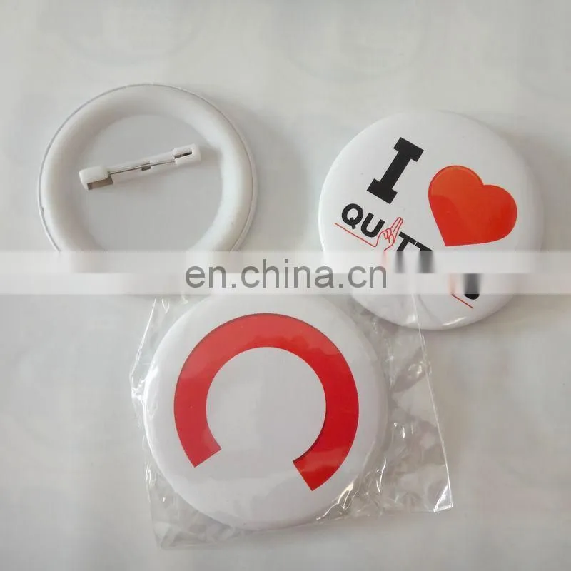 Hot selling custom personnalised button pin and badge in card supplies