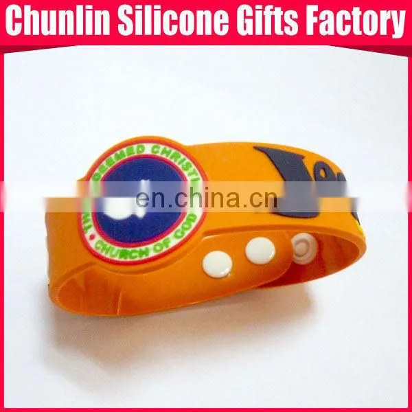Popular and High Quality Customized PVC Wristbands for Nigerian 2015