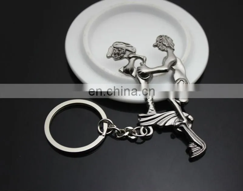 Sexy Funny Moveable Metal Toys Keychain