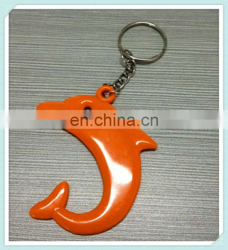 squirrel shaped plastic keychain