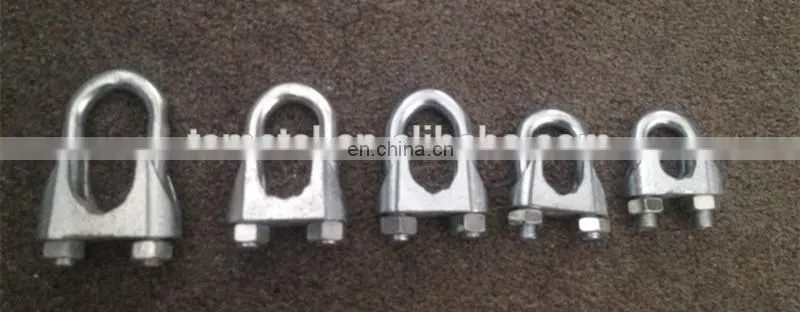 Rigging Hardware malleable wire rope clamp