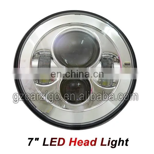 chinese supplier 30w accessories motorcycle 7 inch LED light for harley davidson motorcycles