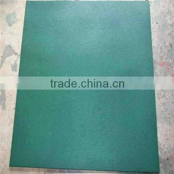 Anti-slip rubber Outdoor floor tiles for sport