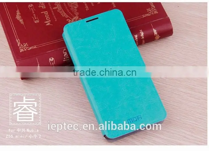 MOFi Mobile Phone Case for GIONEE GN206, Flip Leather Case Cover for GIONEE GN206