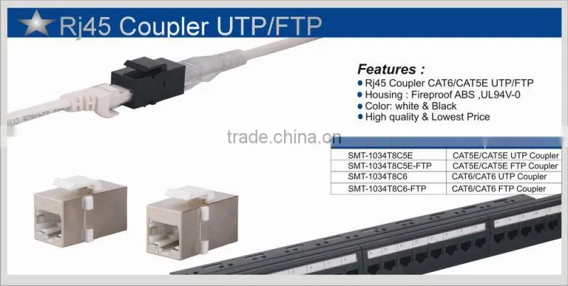 RJ45 CAT6 Inline Coupler