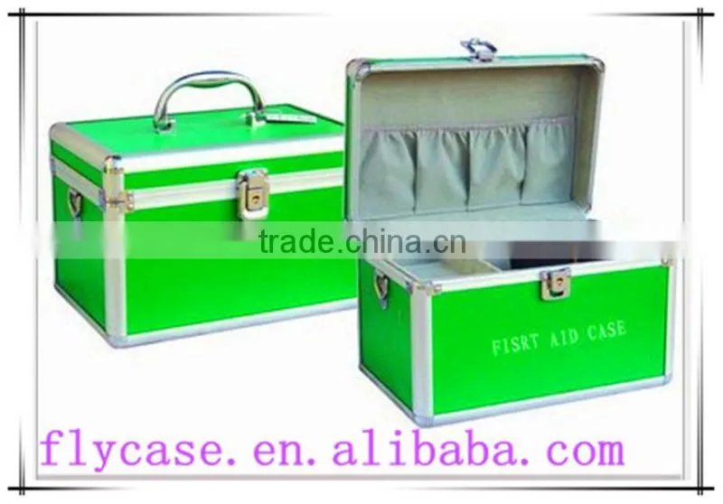 aluminum profile fireproof shell wine packaging case with lock and handle