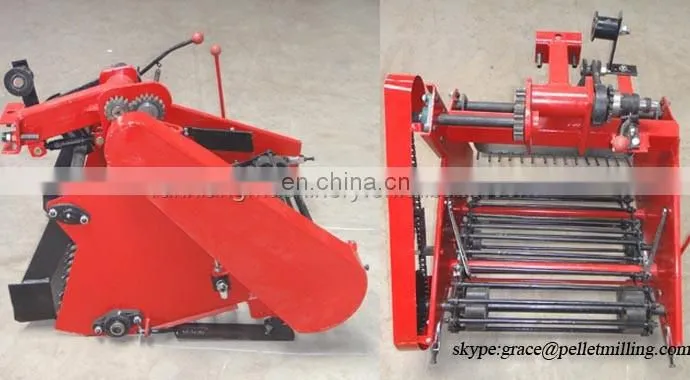Tractor mounted yam harvester 2 rows sweet potato harvester
