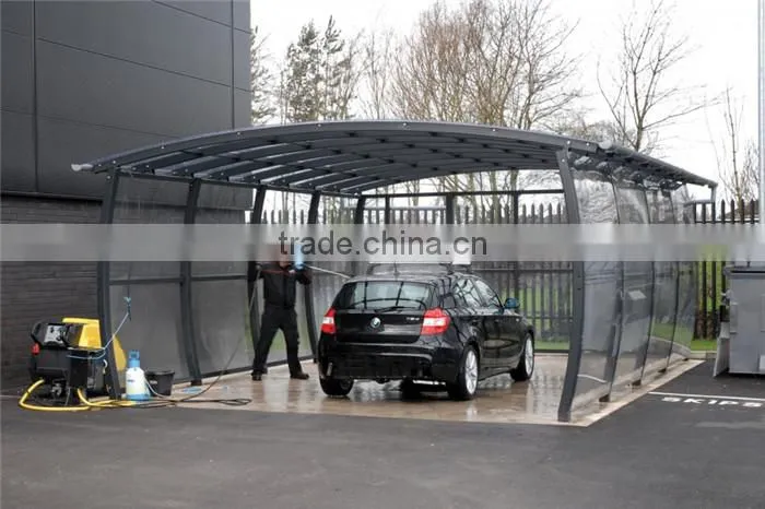 Bottom price space frame steel parking canopy design