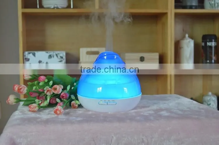 300ml Electric Aromatherapy Essential Oil Diffuser Wood Grain Necklace