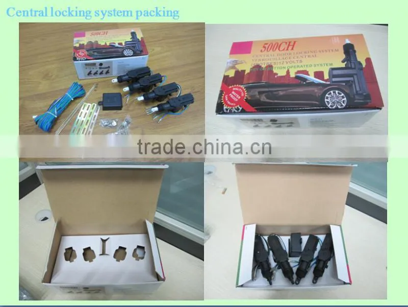 1 Master 3 Slaves door lock system with remote controller, 6.5KGS force
