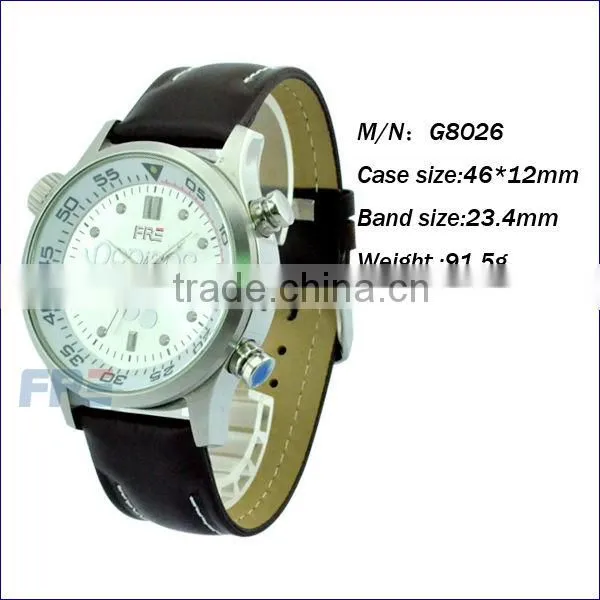 2014 high quality brown wrist watch