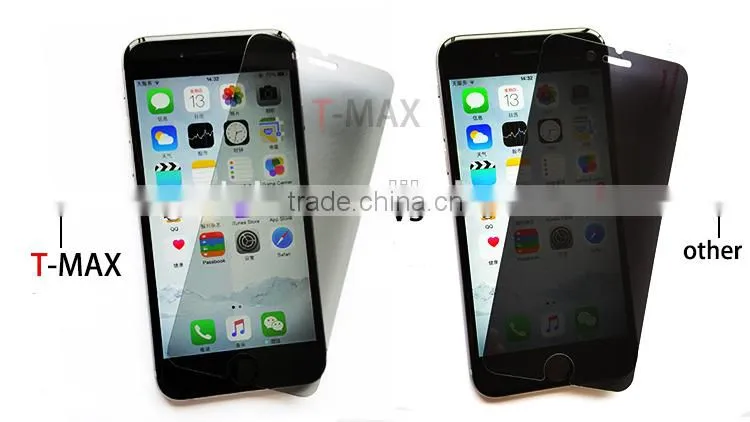 clear 9H anti-explosion tempered glass screen Factory supply privacy screen protector for iPhone 6