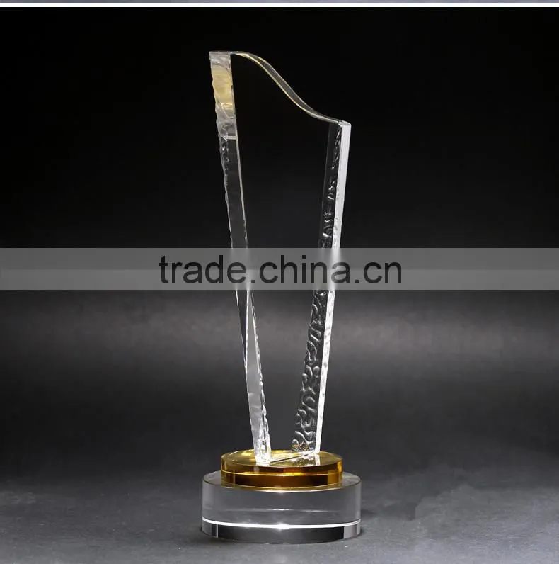 crystal trophy award for sport Competition3d laser crystal trophy award for sport Competition