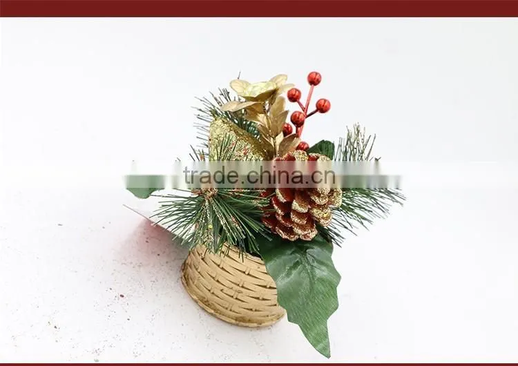 New Arrival Small Pine Placed In The Desktop Mini Christmas Tree Decoration